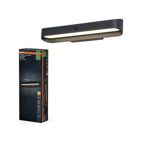 OSRAM Endura USB Volt fali lámpa, dimmelhető, sötétszürke, 7W 265lm 3000K, IP54 kültéri, mágneses