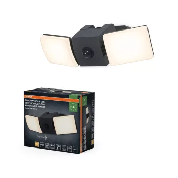 OSRAM Endura USB Volt fali lámpa, dimmelhető, sötétszürke, 5W 535lm 3000K, IP54 kültéri, mágneses