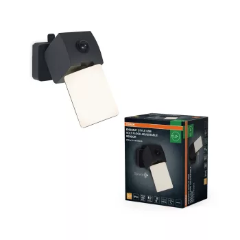 OSRAM Endura USB Volt fali lámpa, dimmelhető, sötétszürke, 2,5W 275lm 3000K, IP54 kültéri, mágneses