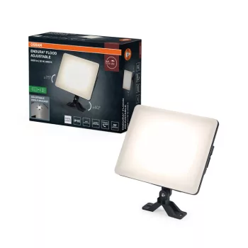 OSRAM ENDURA kültéri LED reflektor, 50W, 4000K természetes fehér, 4250lm, IP65, fekete