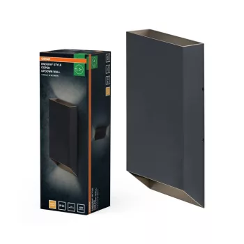 OSRAM Endura Style Copen Updown fali sötétszürke, 10W 690lm 3000K, IP54, 220° szög, alumínium