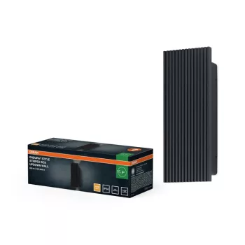 OSRAM Endura Style Striped Box fali lámpa up/down, sötétszürke, 12W 450lm 3000K, IP54, alumínium