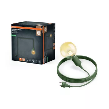   OSRAM ENDURA® hordozható függőlámpa kábellel, kültéri, zöld, 220 lm, 2,5 W, 2400 K, alumínium, IP44, kábelhossz: 5 m, dimmelhető ( 4099854724237 )