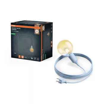   OSRAM ENDURA® hordozható függőlámpa kábellel, kültéri, kék, 220 lm, 2,5 W, 2400 K, alumínium, IP44, kábelhossz: 5 m, dimmelhető ( 4099854724312 )