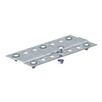   Obo 7070213 toldásponti takaróelem széles, csavarokkal B200mm szalaghorganyzott, DIN EN 10147 SSLB 200 FS