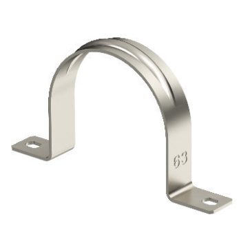   Obo Bettermann 1018661 - 605 16 V4A - Rögzítőbilincs két rögzítő füllel 16mm