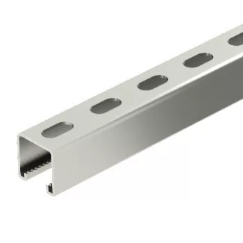   Obo Bettermann 1123035 - MS4141P0400A4 - Profilsín perforált, 22 mm résszélesség 400x41x41