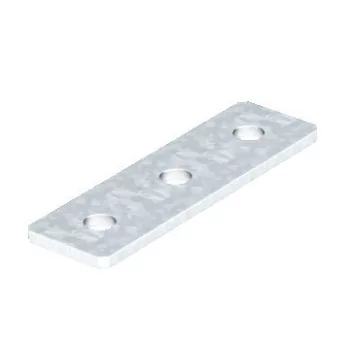   Obo Bettermann 1124727 - GMS 3 VP V4A - Összekötő lemez 3 lyukkal 150x40x4