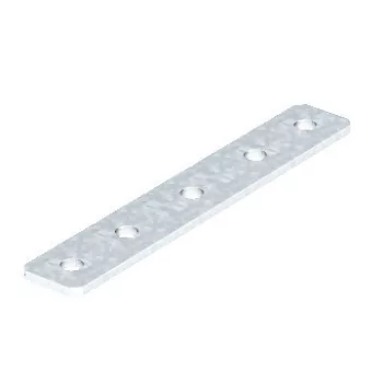   Obo Bettermann 1124731 - GMS 5 VP V4A - Összekötő lemez 5 lyukkal 250x40x4