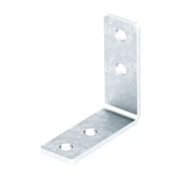   Obo Bettermann 1124743 - GMS 4 VW 90 V4A - Összekötő sarokelem 90°, 4 lyukkal 104x104x40x4