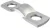 Obo Bettermann 1435019 - 7901 5 G - Húzásmentesítő bilincs 5mm galvanikusan horganyzott, DIN EN 12329