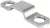 Obo Bettermann 1439014 - 7905 5 G - Húzásmentesítő bilincs 5mm galvanikusan horganyzott, DIN EN 12329