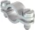 Obo Bettermann 1443011 - 7909 6 G - Húzásmentesítő bilincs 6mm galvanikusan horganyzott, DIN EN 12329