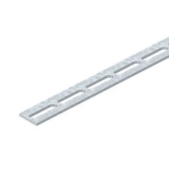   Obo Bettermann 1465821 - 5050 40X4 3M FT - Perforált szerelőszalag rudakban 40x4x3000mm merítetten tűzihorganyzott, DIN EN ISO 1461 .