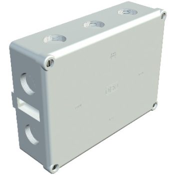   Obo Bettermann 2002507 - B 12 M 5 - Kábel-leágazódoboz 178x144x71 világosszürke