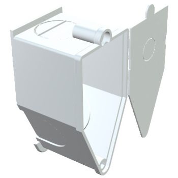   Obo Bettermann 2003082 - UWA - Csatlakozódoboz fali lámpához vakolat alatti 60x30x32 krémfehér