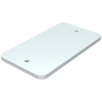   Obo Bettermann 2003218 - UW AD - Fedél fali lámpa-dobozhoz vakolat alatti 76x42x3 fehér