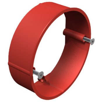   Obo Bettermann 2003295 - UG 60 PA 24 - Vakolatkiegyenlítő gyűrű vakolat alatti O60mm, H24mm piros