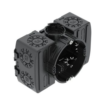   Obo Bettermann 2003725 UE 46 szerelvény-/kötődoboz vakolat alatti O60xH50x114   fekete