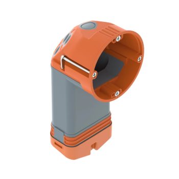   Obo Bettermann 2003828 HE 74-L elektronikai szerelvénydoboz huzatmentes, üreges fal 0   narancs / szürke