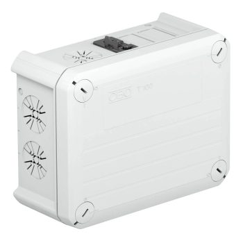   Obo Bettermann 2007876 T100 WS 1S3 2S3D Leágazódoboz Wieland csatlakozóval 1S3+2B3 150x116x67   világos-  szürke