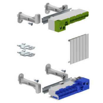   Obo Bettermann 2008914 - KLS-SDB 05S - Sorkapocs blokk rugós sorkapoccsal 121x15x4