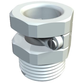   Obo Bettermann 2023164 - 107 Z PG16 PA - Nyomócsavar húzásmentesítővel PG16 világosszürke