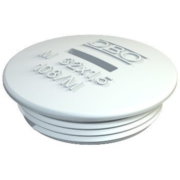   Obo Bettermann 2033007 - 108 M16 PS - Zárócsavar M16 világosszürke