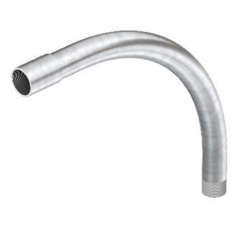   Obo Bettermann 2046779 - SBNM20 G - 90°-os könyök acél menetes véggel M20x1,5 galvanikusan horganyzott, DIN EN 12329