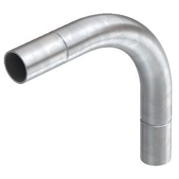   Obo Bettermann 2046809 - SBN20 G - 90°-os könyök acél menet nélkül o20mm galvanikusan horganyzott, DIN EN 12329