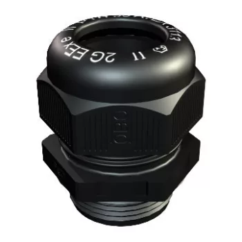   Obo Bettermann 2050013 - VTEC EX PG9 SW - Tömszelence, robbanásbizt., Ex PG9 fekete