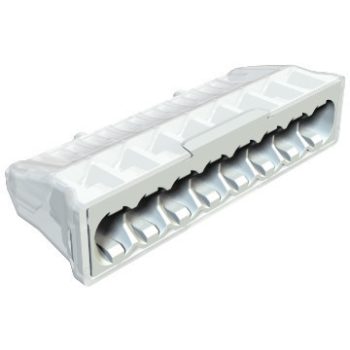   Obo Bettermann 2054523 - 61 825 LGR - Rugós vezeték-összekötő csavarnélküli csatlakozókapocs 8x2,5mm2 világosszürke