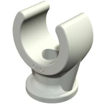   Obo Bettermann 2140071 - 2962 8 LGR - Talpas szorítóbilincs 8mm világosszürke