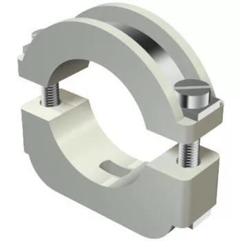   Obo Bettermann 2157179 - 3015 17 LGR - Blitz-ISO kengyel hosszanti perforációval 10-17mm világosszürke