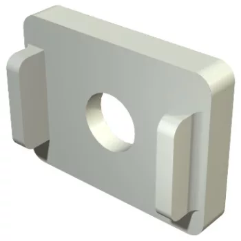   Obo Bettermann 2205092 - 2033 D 25x19 - Távtartó kábelrögzítőkhöz 25,5x19x4mm világosszürke