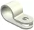 Obo Bettermann 2222078 - 255 6.5 LGR - Rögzítőbilincs 6,5mm világosszürke