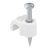 Obo Bettermann 2225239 - 2004 25 RW - ISO Nagel-Clip 4mm, L25 hófehér