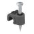 Obo Bettermann 2232170 - 2008 25 SW - ISO Nagel-Clip 8mm, L25 fekete