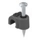 Obo Bettermann 2232219 - 2009 25 SW - ISO Nagel-Clip 9mm, L25 fekete