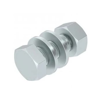   Obo Bettermann 3158640 SKS 8x30 F hatlapfejű csavar anyával és alátéttel M8x30 F tűzihorganyzott, DIN 267, Teil 10