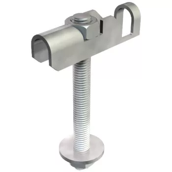   Obo Bettermann 3482758 - KD 10 100 - Billenőfejes függesztőszár M10x100mm galvanikusan horganyzott, DIN EN 12329