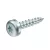 Obo Bettermann 3498100 KRS 6x30 Csavar bordázott 6x30 GTP galvanikusan horganyzott, átlátszóra passziválva