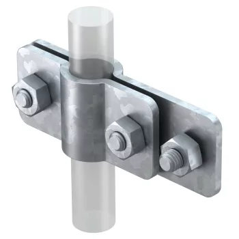   Obo Bettermann 5001404 2730 20 FT csatlakozóbilincs OMEX-földelőhöz 20mm FT merítetten tűzihorganyzott, DIN EN ISO 1461