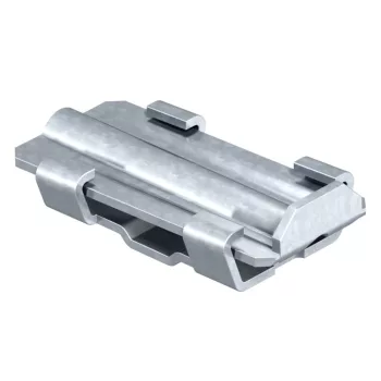   Obo Bettermann 5014212 1813 DIN ékes összekötő  100x54x16 FT merítetten tűzihorganyzott, DIN EN ISO 1461