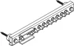 Obo Bettermann 5015265 Potenciálkiegyenlítő sín EX 1/21, 2/22 zónákhoz L=279 mm