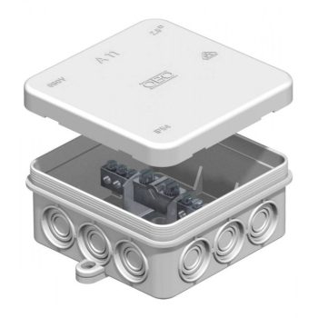   Obo Bettermann 5015557 Falon kívüli kötődoboz 1804-es potenciálkiegyenlítő-sínnel