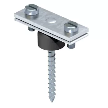   Obo Bettermann 5025206 370 H távtartó kengyel facsavarokkal 55mm FT merítetten tűzihorganyzott, DIN EN ISO 1461