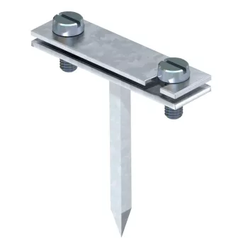   Obo Bettermann 5030021 708 30 SP távtartó kengyel csúccsal földelővezetőhöz 30mm G galvanikusan horganyzott, DIN EN 12329
