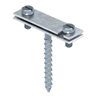   Obo Bettermann 5030242 708 40 HG távtartó kengyel menettel földelővezetőhöz 40mm G galvanikusan horganyzott, DIN EN 12329