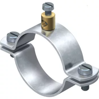   Obo Bettermann 5040051 - 925 3/8 Földelő csőbilincs 3/8 coll csövekhez, 15,2 - 17,2 mm befogási tartomány, galvanikusan horganyzott, DIN 50961